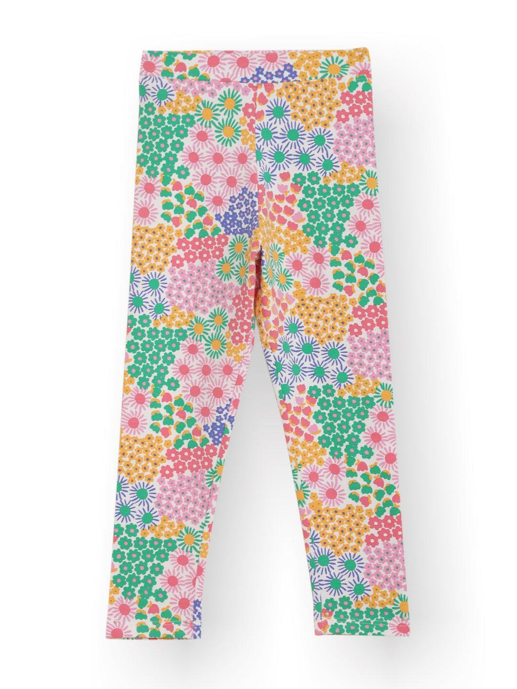 FLOWERS GIRLS LEGGING - PINK