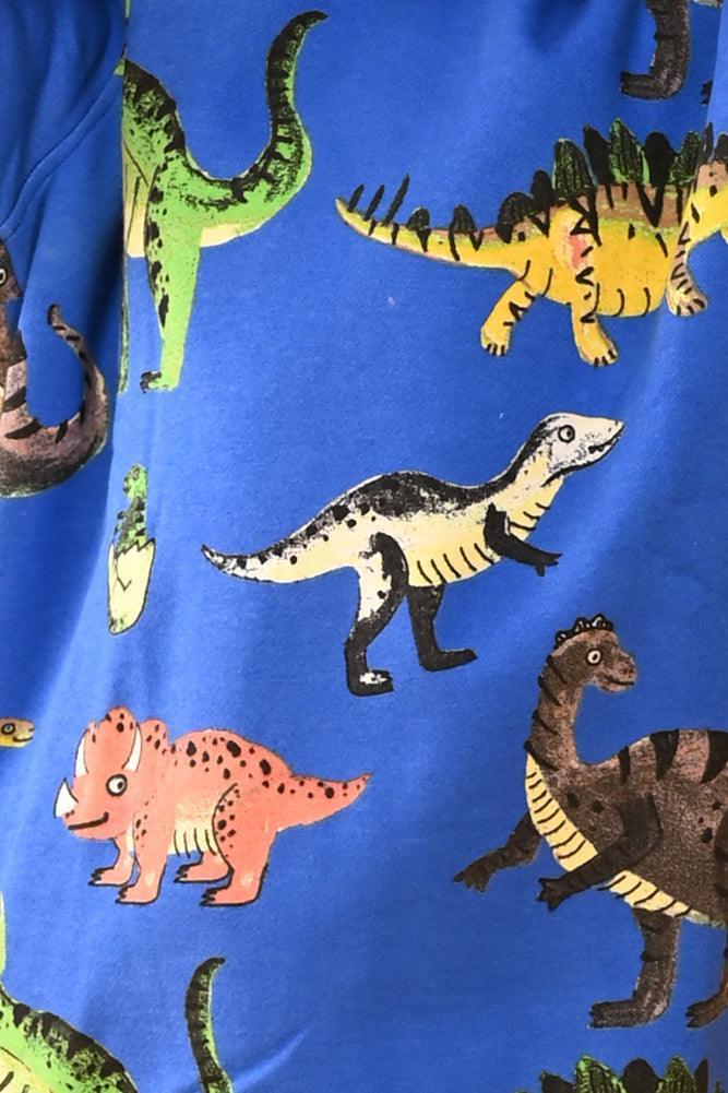 DINOSAUR FLEECE JOGGER - BLUE